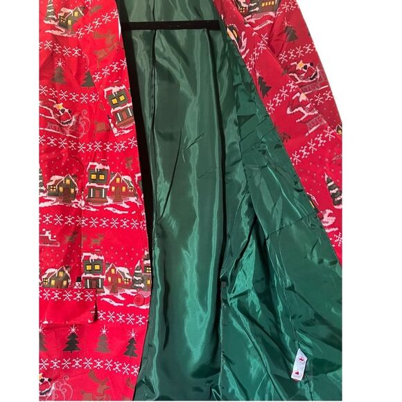 Men's Christmas Blazer Jacket - Ugly Christmas Sweater - Picture 4 of 7